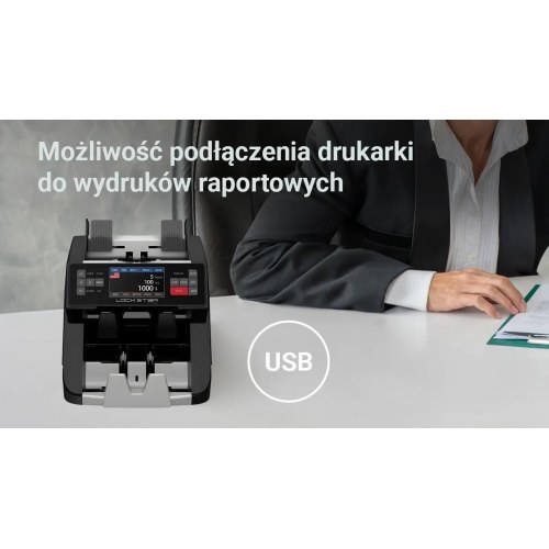 Extralink LOCKSTAR X-1000 seddeltæller - sort