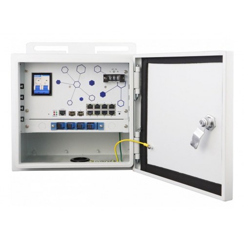 LevelOne OSW-1061 - administreret L2 PoE-switch 2,5G (8x RJ-45) + 2x SFP+, sort