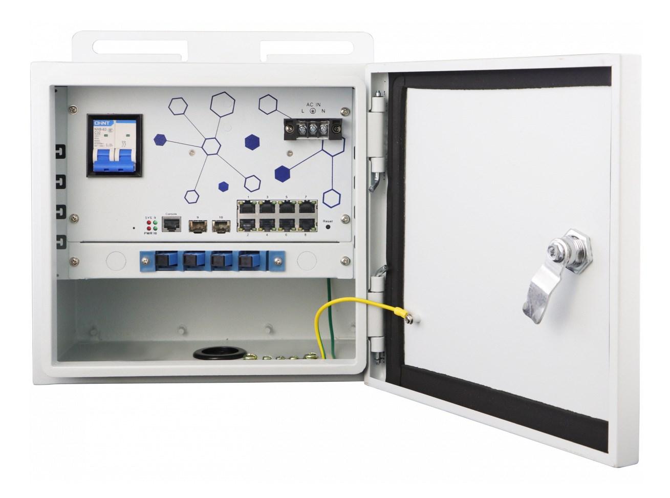 LevelOne OSW-1061 - administreret L2 PoE-switch 2,5G (8x RJ-45) + 2x SFP+, sort