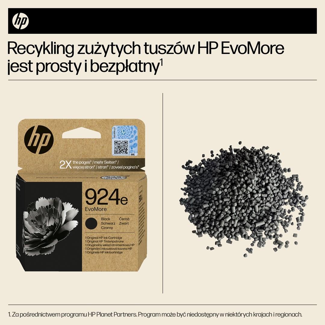 HP 924e EvoMore sort original blækpatron - XL
