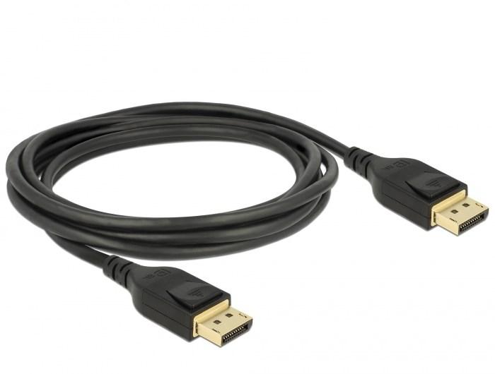 DELOCK 85661 DisplayPort-kabel 3 m - sort