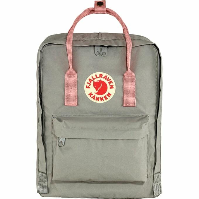 Fjällräven Kånken rygsæk - 16 l - Fog Pink (grå/rosa)