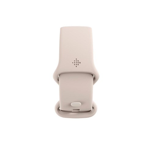 Fitbit Charge 6 aktivitetsarmbånd med AMOLED - Beige/Sølv