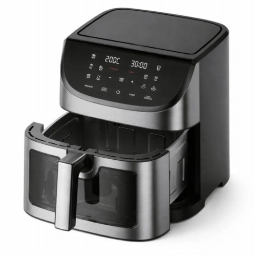 Extralink airfryer 8 l - 1.800 W varmluftsfriture med vindue