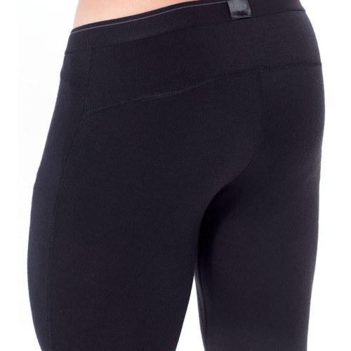 Oasis 200 leggings i merinould - sort/monsoon, str. L