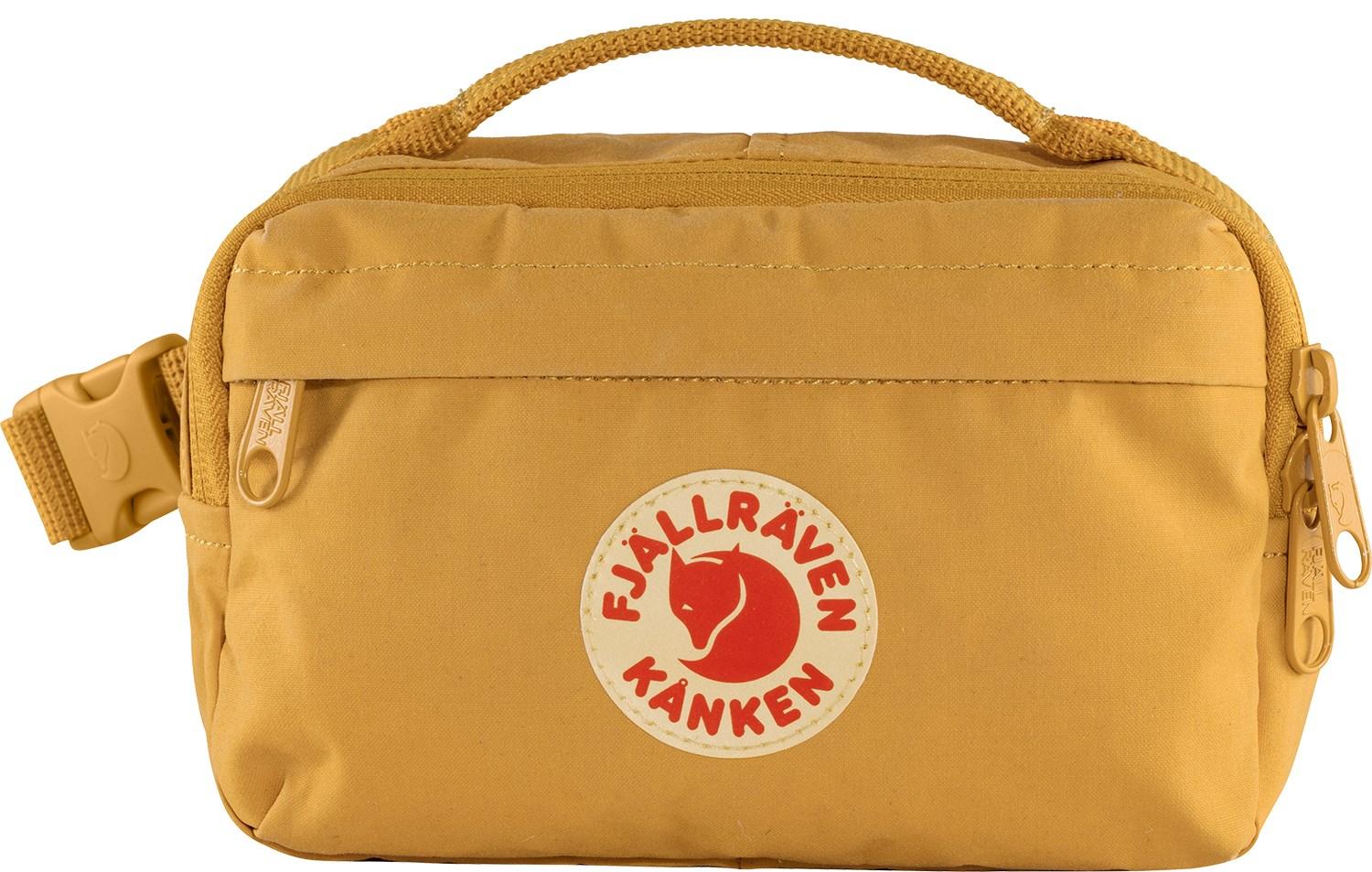 Fjällräven Kånken bæltetaske - Vinylon, gul, 2 l