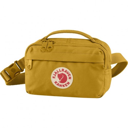 Fjällräven Kånken bæltetaske - Vinylon, gul, 2 l