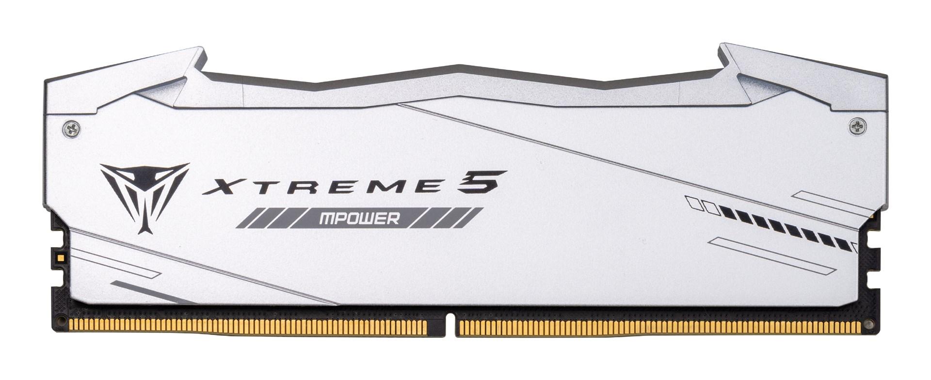 Viper Xtreme 5 RGB DDR5 RAM 32 GB (2×16 GB) 6400 MT/s - 288-pin DIMM, sølv, ECC
