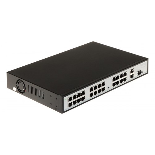 Tiandy 24-port PoE switch med SFP-uplink