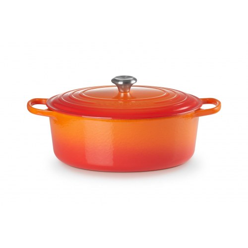 Le Creuset Signature oval gryde 7,5 l - Orange