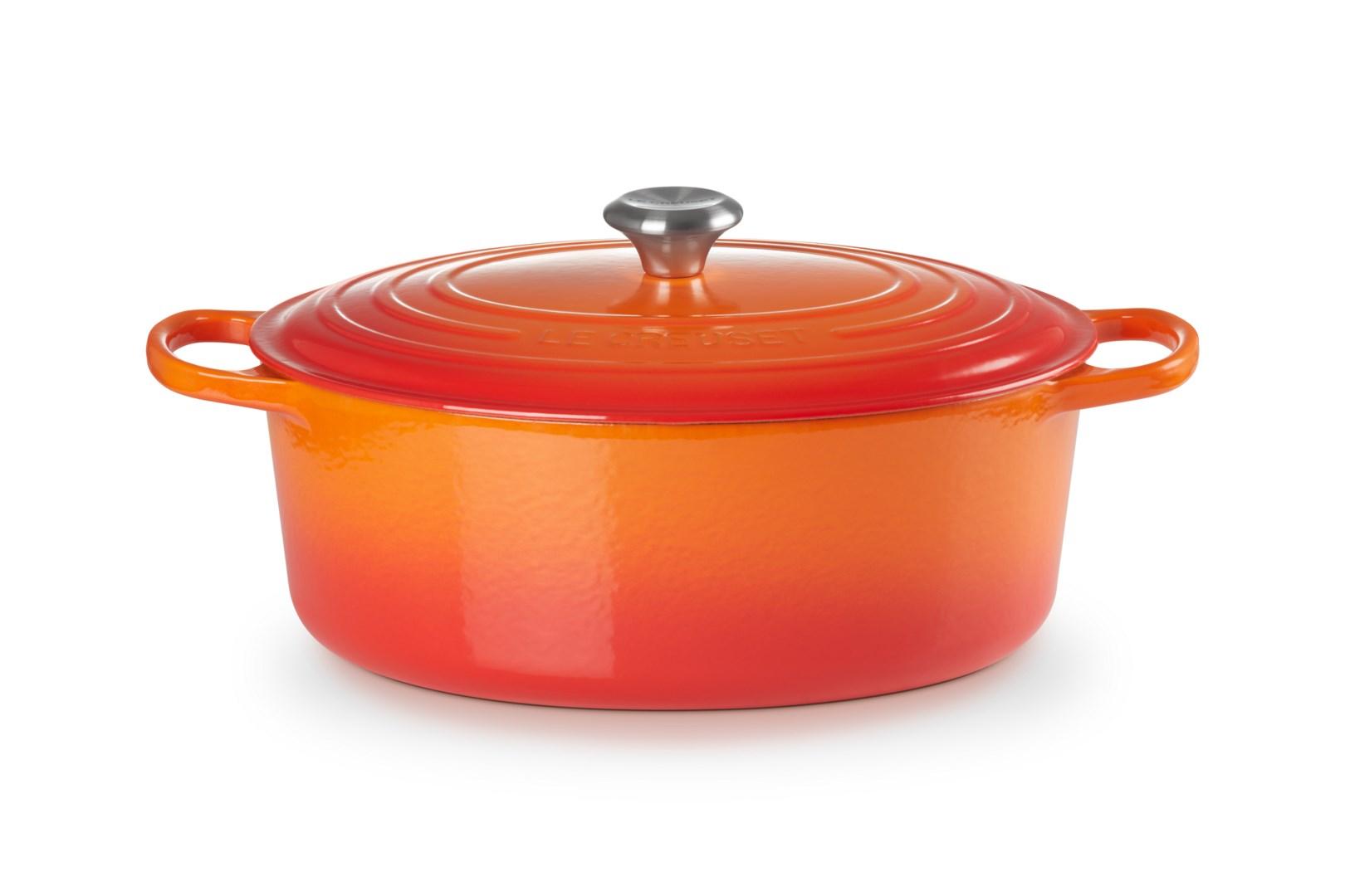 Le Creuset Signature oval gryde 7,5 l - Orange
