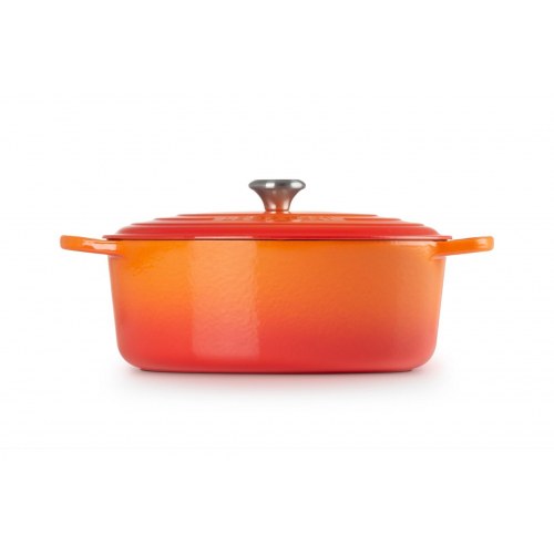 Le Creuset Signature oval gryde 7,5 l - Orange