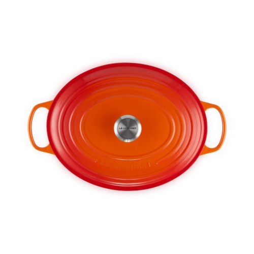 Le Creuset Signature oval gryde 7,5 l - Orange