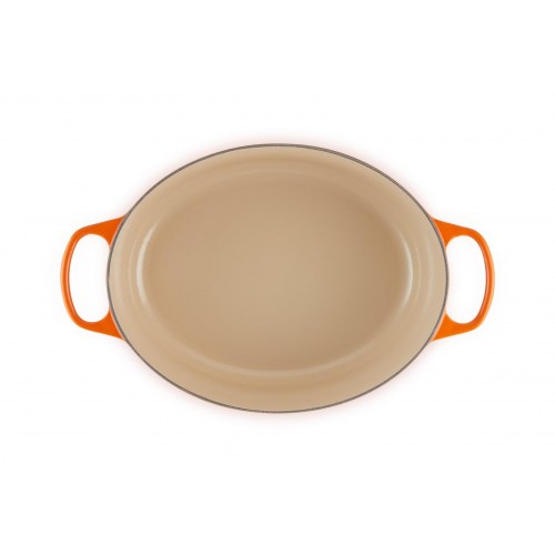 Le Creuset Signature oval gryde 7,5 l - Orange