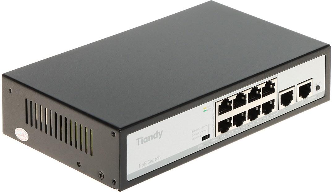 Tiandy TC-P3S010 PoE switch - 8 porte