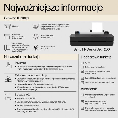 HP DesignJet T250 24" inkjet-plotter - 2025 edition