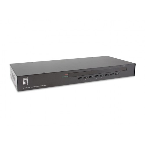 LevelOne KVM-3208 - 8-port PS/2/USB VGA KVM-switch