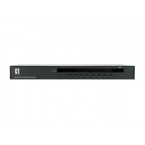 LevelOne KVM-3208 - 8-port PS/2/USB VGA KVM-switch