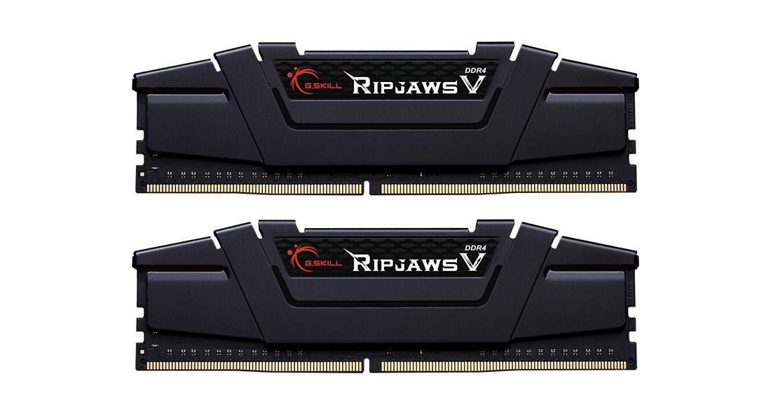 G.Skill Ripjaws V DDR4 RAM 64 GB (2×32 GB) 4000 MHz CL18 - Sort