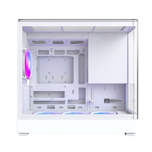 Montech King 15 PRO Tower - Hvid PC-kabinet med RGB