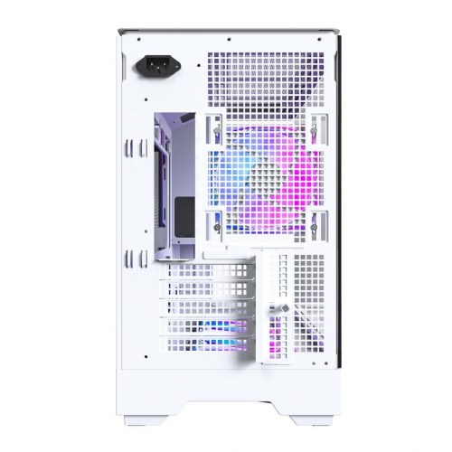 Montech King 15 PRO Tower - Hvid PC-kabinet med RGB