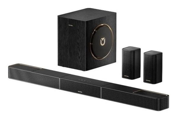Ultimea Skywave F40 soundbar 5.1.2 - sort med subwoofer og baghøjttalere