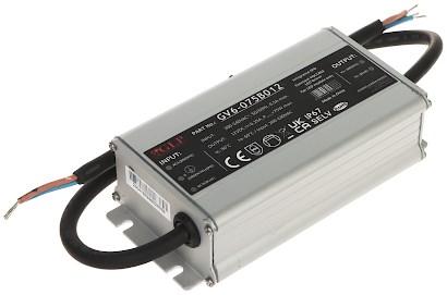 Switch-mode strømforsyning 12 V / 6,25 A - GV6-12V/6.25A