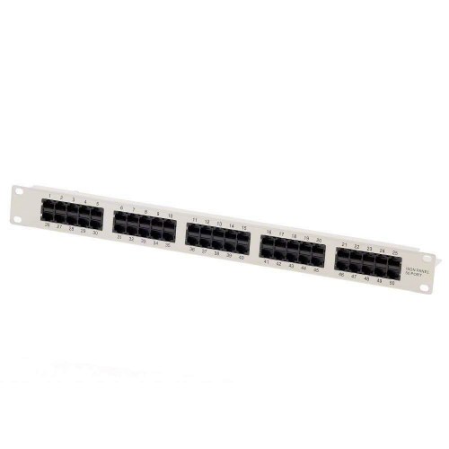 Patchpanel 1U - 50 porte, grå (EFB Elektronik 37595.2)