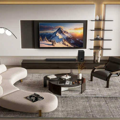 LG S80TY soundbar 3.1.3 med trådløs subwoofer - 480 W, sort