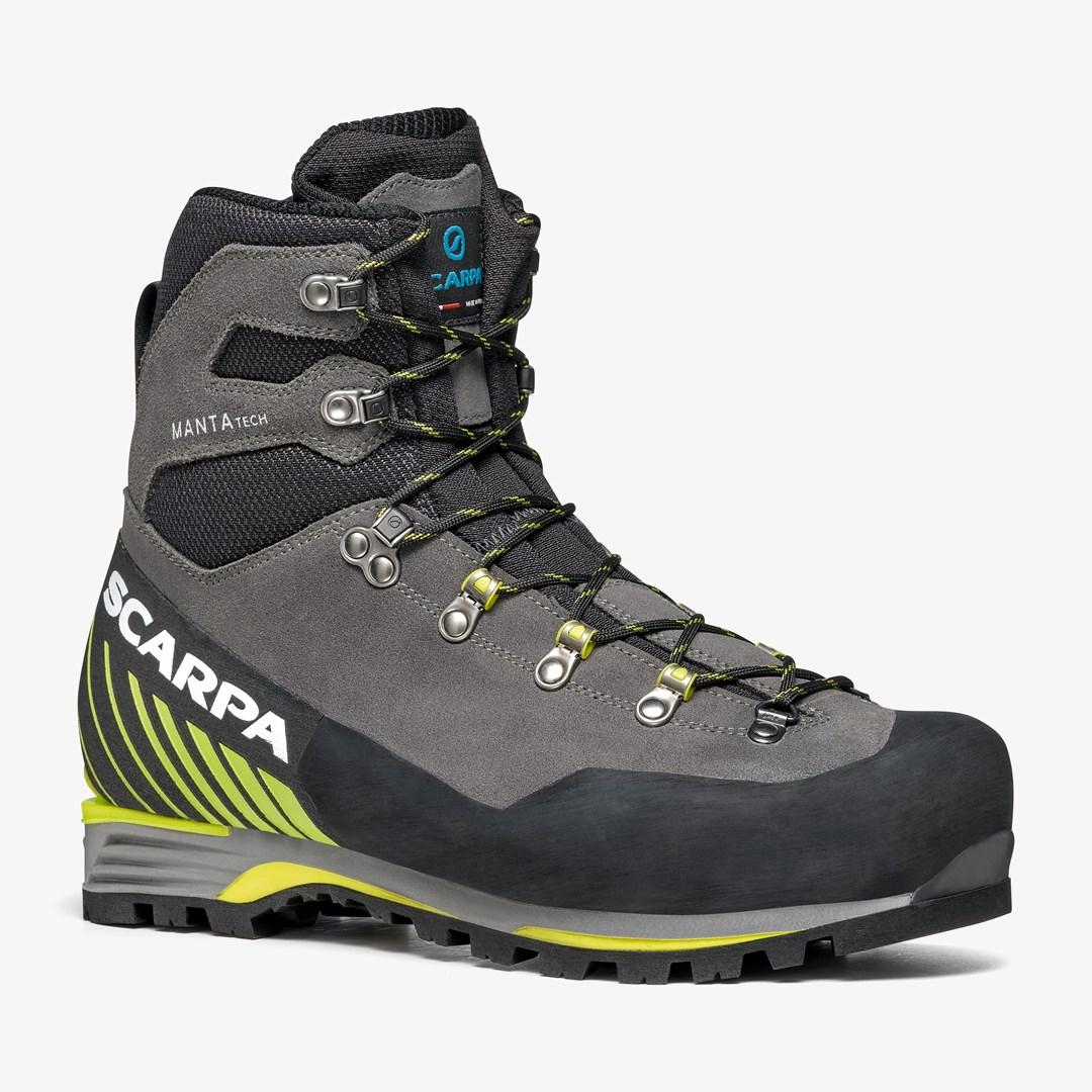 Scarpa Manta Tech GTX vandrestøvle - 46,5, Shark/Lime