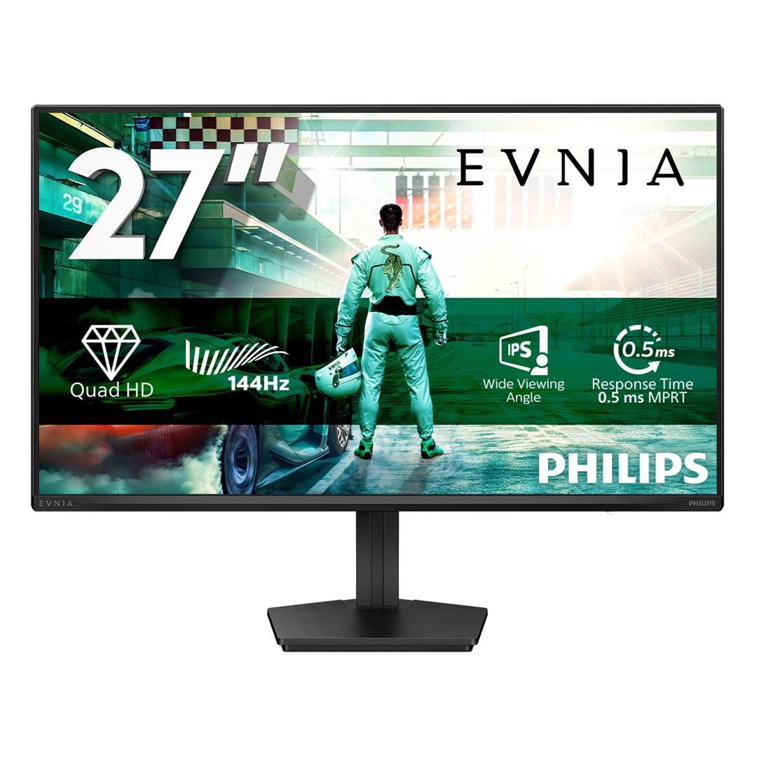 Philips Evnia 27M2N3500NF - 27" QHD IPS gaming-skærm, 144 Hz - Sort