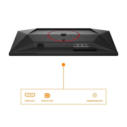 AOC Q25G4SR 24,5" gaming-skærm - QHD, 300 Hz, Fast IPS, sort/rød