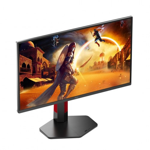 AOC Q25G4SR 24,5" gaming-skærm - QHD, 300 Hz, Fast IPS, sort/rød