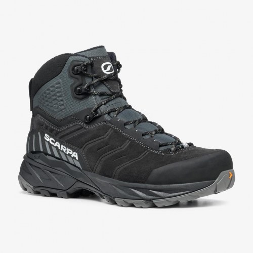 Scarpa Rush TRK GTX vandrestøvle - 45,5 - Dark Anthracite/Black