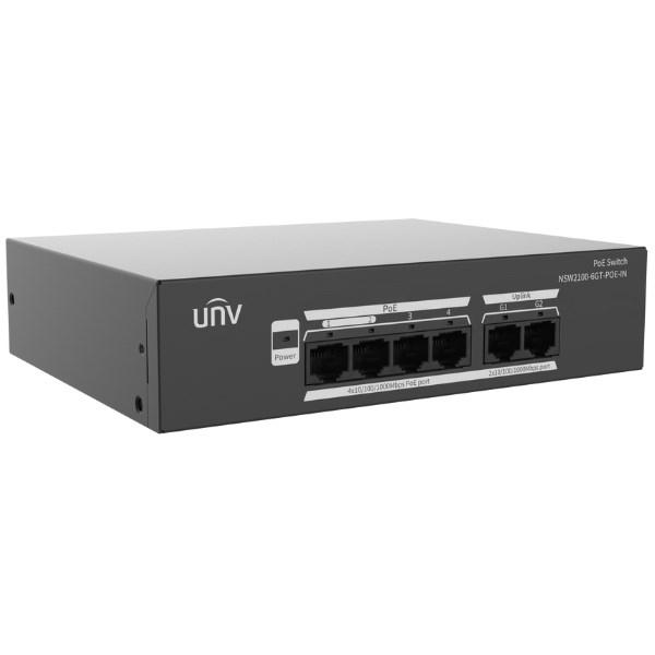 Uniview NSW2100-6GT-POE-IN PoE switch - 4x PoE + 2x uplink