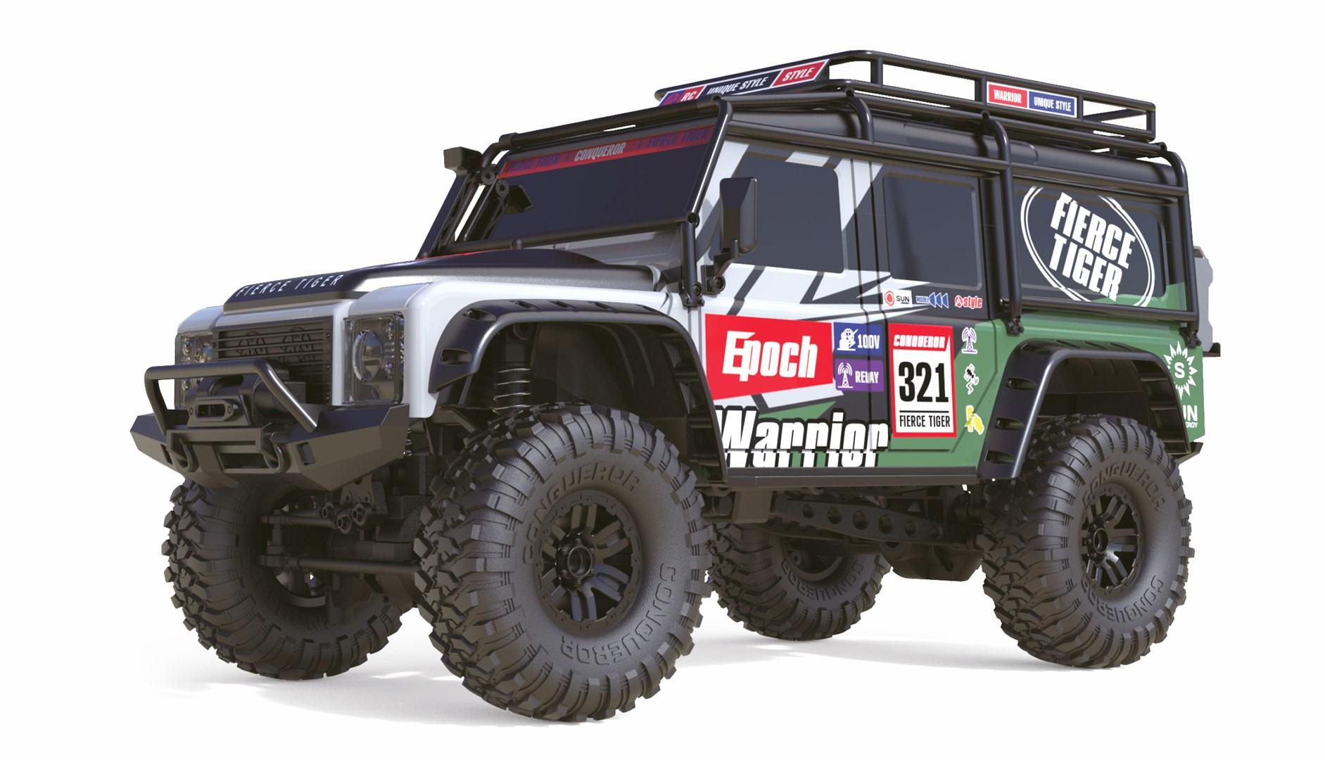 RC terrængående bil 1:10 - elektrisk 4WD, RTR (Amewi 22590)