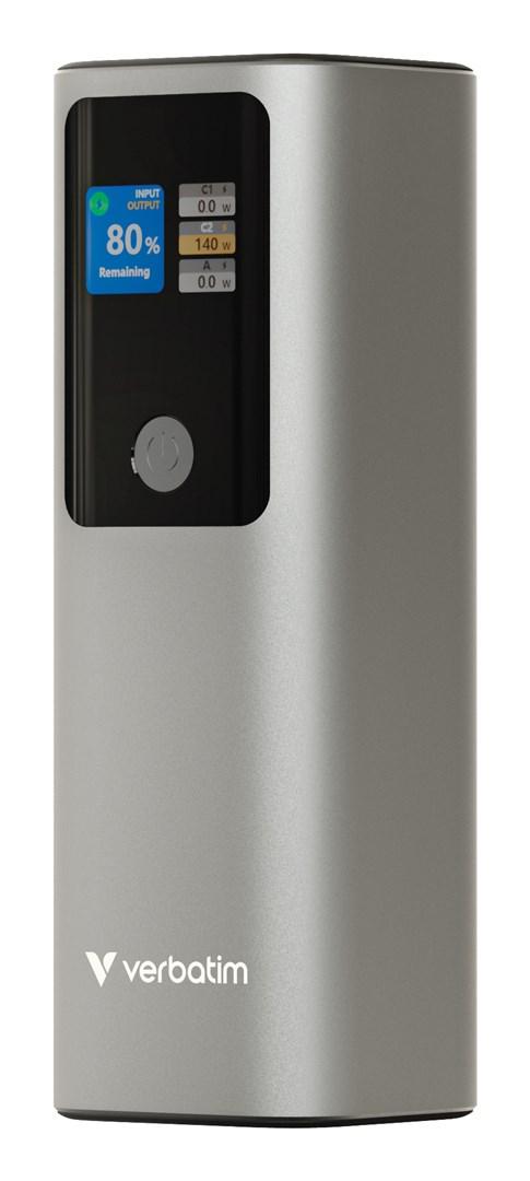 Verbatim Charge 'n' Go powerbank 27.000 mAh 183 W - grå billede