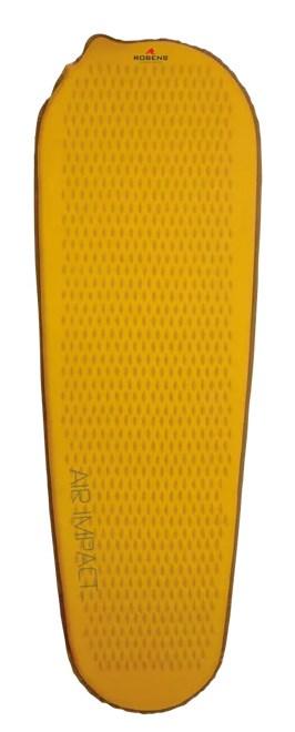 Robens Air Impact 38 - selvoppustelig liggeunderlag 183 × 51 cm - gul billede