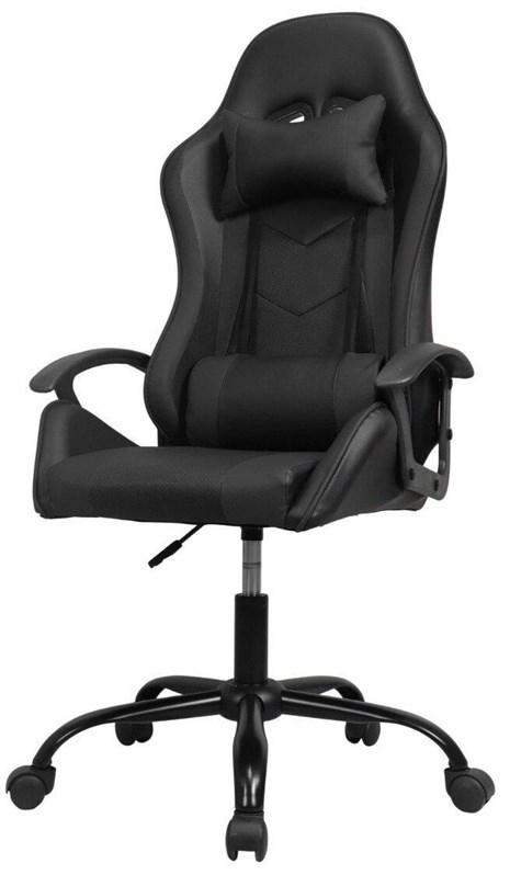Gamerstol HAPPYGAME 6911 - sort kontorstol til gaming