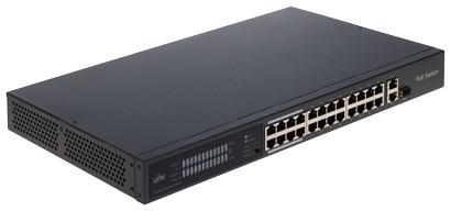 Uniview PoE switch - 24 porte med SFP