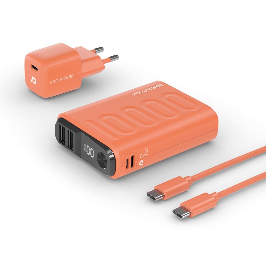 Powerbank 10.000 mAh - Ultron PB-10000, orange