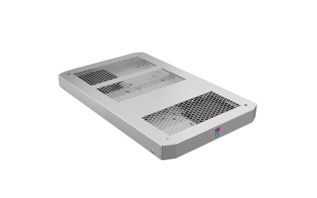 Rittal SK 5503.025 ventilatorpanel - hvid, 2 blæsere, 400 m³/t billede