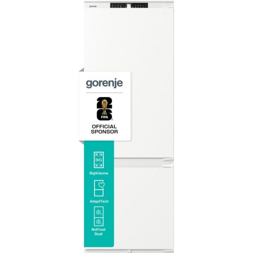 Gorenje NRKI619D61WFE integreret køl/fryseskab - 193,6 cm, NoFrost Dual
