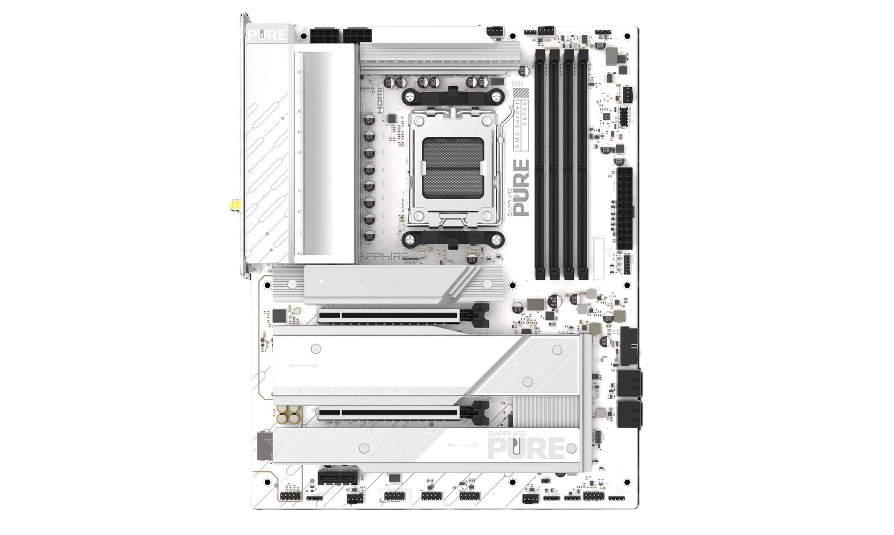 Sapphire PURE X870A WIFI 7 - AMD Socket AM5 ATX bundkort