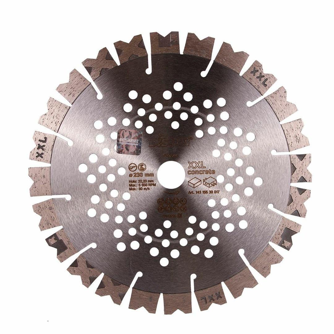 Diamantskive XXL 230 × 2,8/2,0 × 22,23 mm - til beton