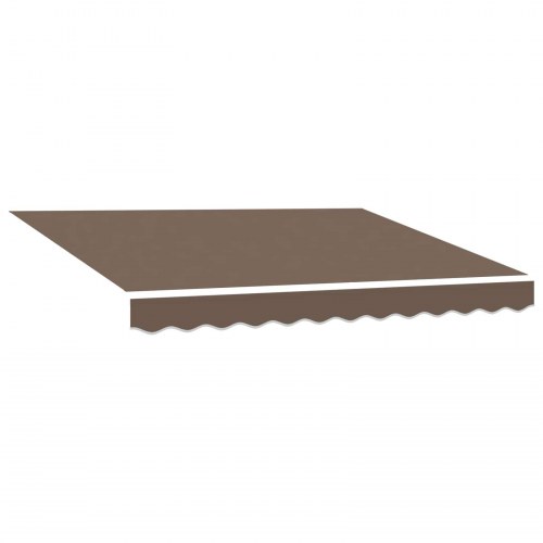 Reservedug til markise - gråbrun 6 x 3 m i polyester
