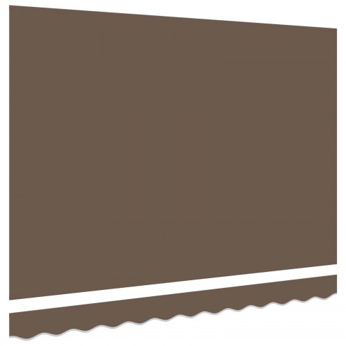 Reservedug til markise - gråbrun 6 x 3 m i polyester