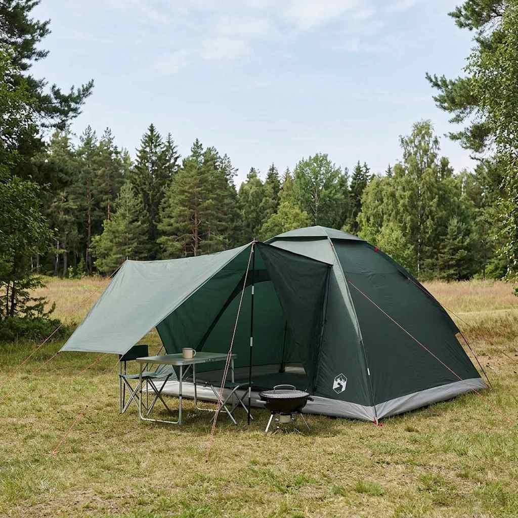Camping telt - army grøn 275 × 215 × 125 cm, polyester og stål