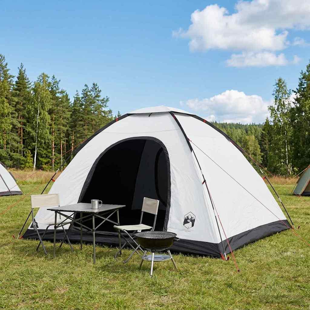 Camping telt med tag - hvid blackout, 335 × 275 × 180 cm