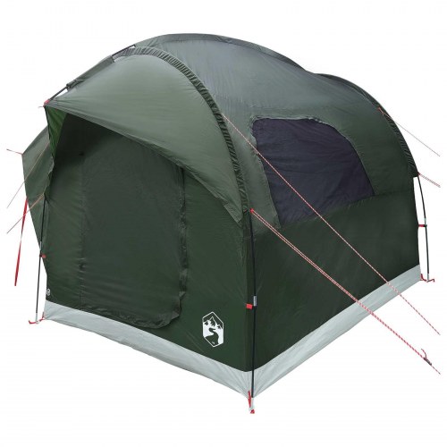 Bil-telt med tag - army grøn 239 × 210 × 210 cm, polyester og stål
